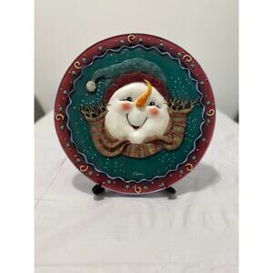Elaine Thompson Snowkins Collection Clay Art CHRISTMAS Snowman - VINTAGE